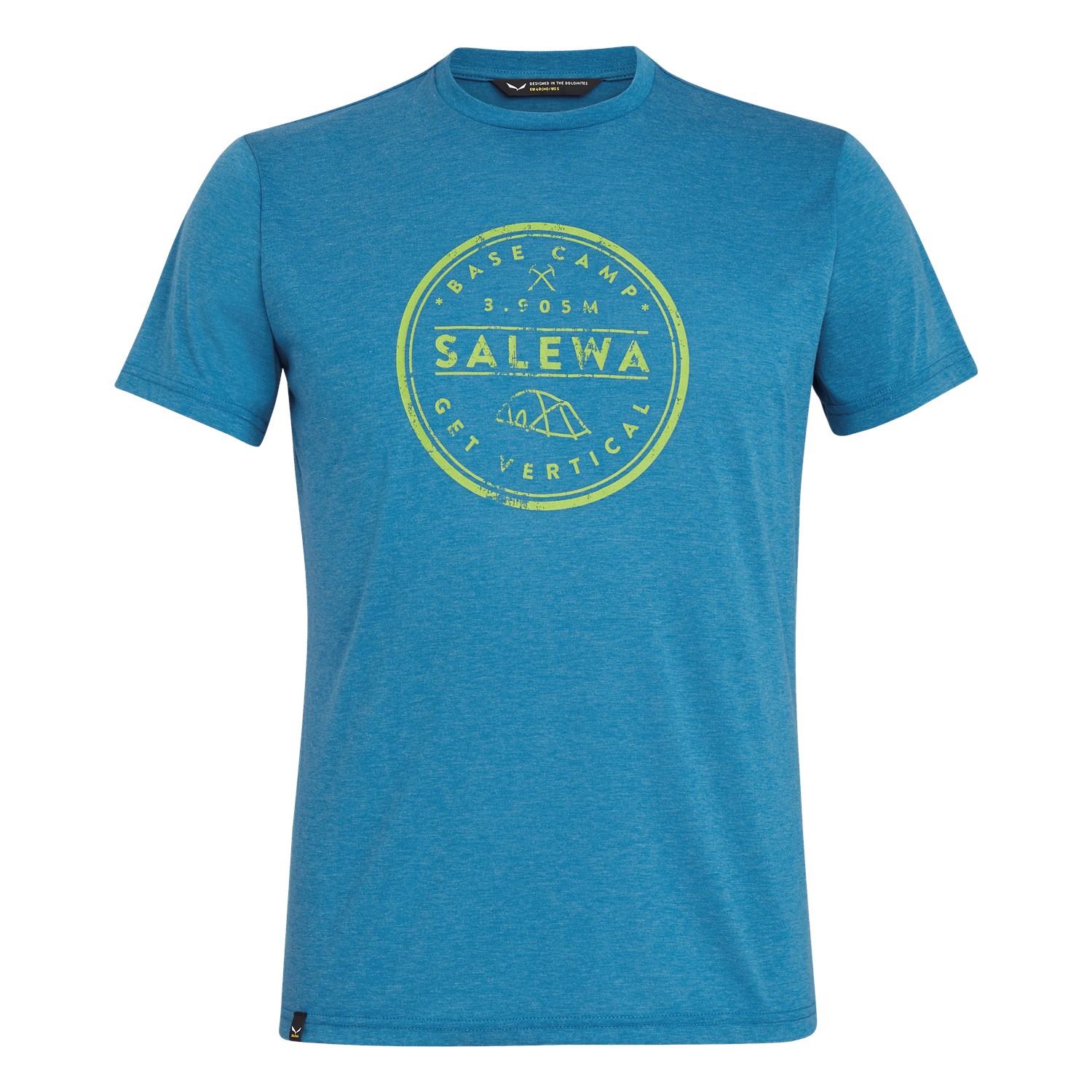 Camisetas Hombre Chile - Salewa Base Camp Drirelease® - Azules - AJWL-18460